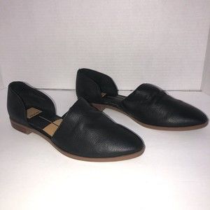 Dolce Vita Flats Size 8M Classic Cole Leather Shoes Black